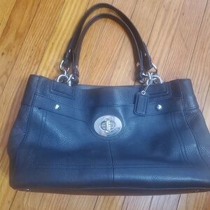 Y2k Coach Penelope Black  Leather Shoulder Bag
